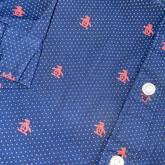 Original Penguin Toddler Boy Long Sleeve Button Down Shirt - Picture 5 of 5